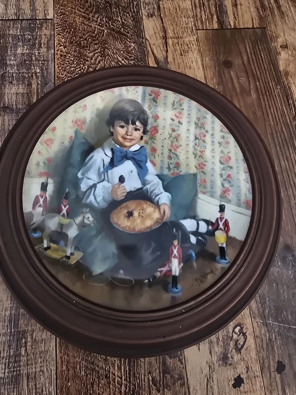 Reco Collector platee Vintage Style Little Jack Horner from 1982
